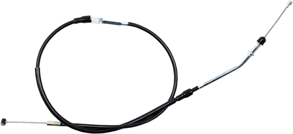 Black vinyl clutch cable by MOTION PRO, part 04-0252, designed for motorcycle clutch performance and durability.
