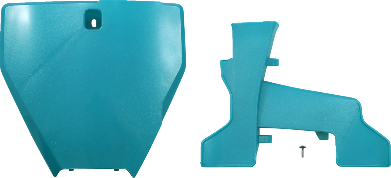 ACERBIS Front Number Plate - Teal/Metallic 2726577441 - Howling Moto