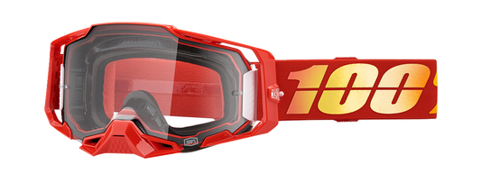 100% Armega Goggles - Nuketown - Clear 50004-00020 - Howling Moto