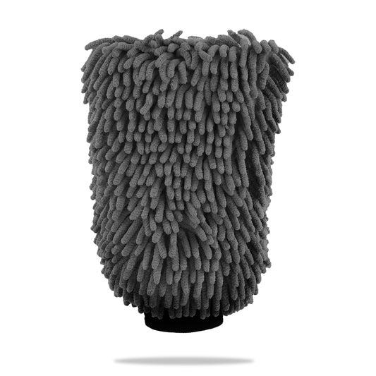 WASH&WHIPS Microfiber Chenille Car Cleaning Mitt - 2pk - Howling Moto