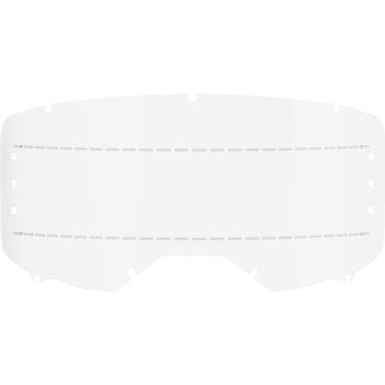 Clear vision goggles lens for ALPINESTARS Vision 8/5/3 with roll-off system, designed for motocross and off-road riding.