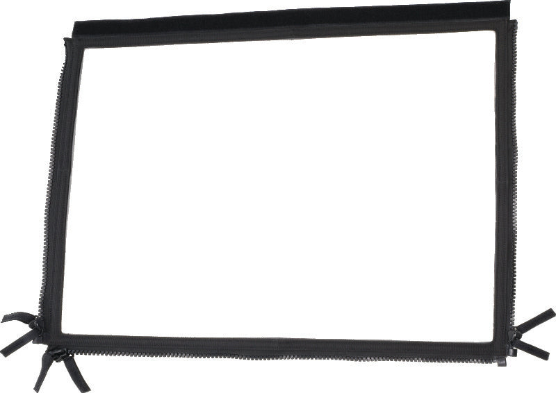 QuadBoss Clear Window Ranger windshield part for powersports vehicles, showing the transparent, sturdy windshield with mounting features.