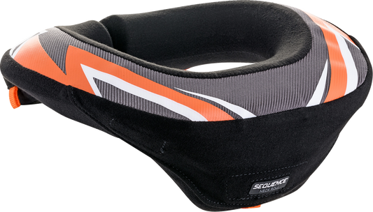 ALPINESTARS Youth Sequence Neck Roll - Black/Anthracite/Orange - L/XL 6741018-148-LXL - Howling Moto