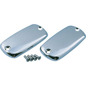 Chrome master cylinder cover for Honda GL1500/1600 by Bill's Exhausts, showing a shiny, polished finish and mounting details.