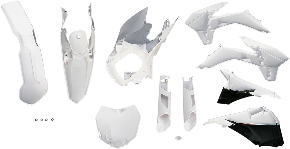 ACERBIS Full Replacement Body Kit - White/Black 2314330002 - Howling Moto