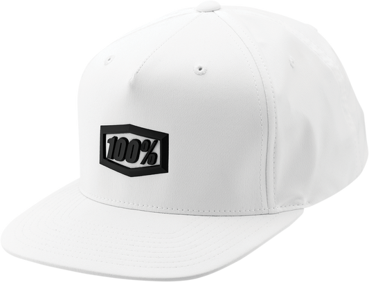 100% Enterprise Hat - White - One Size 20064-000-01 - Howling Moto
