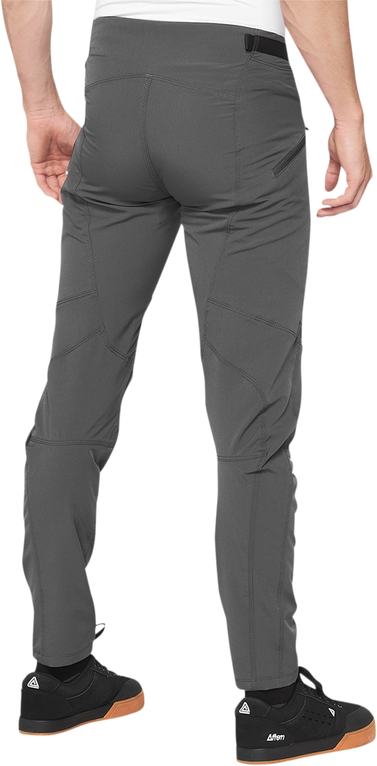 Bill's Exhausts 100% Airmatic Pants in charcoal, US size 32, showcasing the fabric and fit of these stylish pants.