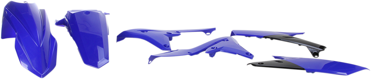 Blue Acerbis standard replacement body kit for motorcycles, featuring durable plastic panels with brand-specific design.