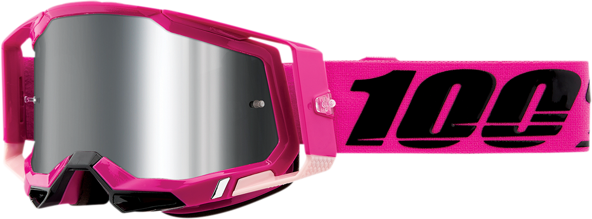 100% Racecraft 2 Goggles - Maho - Silver Flash Mirror 50121-261-08 - Howling Moto