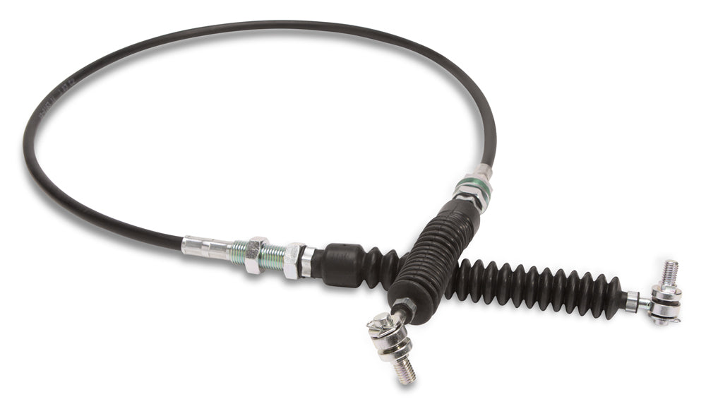 MOTION PRO MP shift cable for UTV with durable black vinyl housing and longitudinal winding, designed for reliable gear shifting.