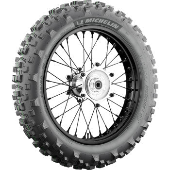 Michelin Enduro Medium 2 rear motorcycle tire, size 120/90-18, with tread pattern suitable for off-road and enduro riding.