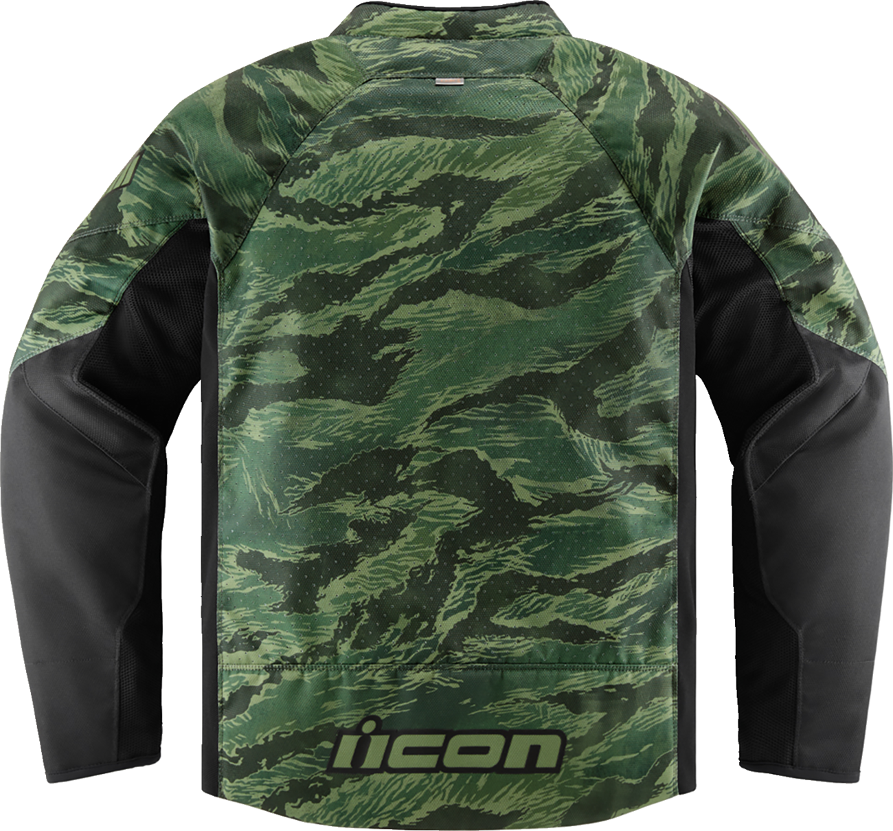Bill's Exhausts ICON Hooligan CE Tiger's Blood Jacket in green, 4XL, showcasing durable fabric and stylish design.