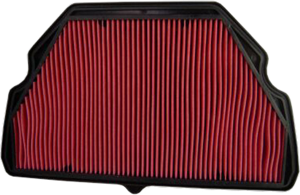 HIFLOFILTRO HFA1603 air filter for high-performance engines, showing the clean, rectangular filter element with frame.