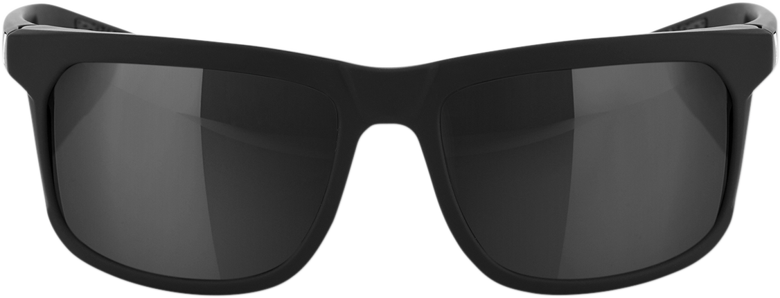 100% Hakan Sunglasses - Black - Gray PeakPolar 61036-100-47 - Howling Moto