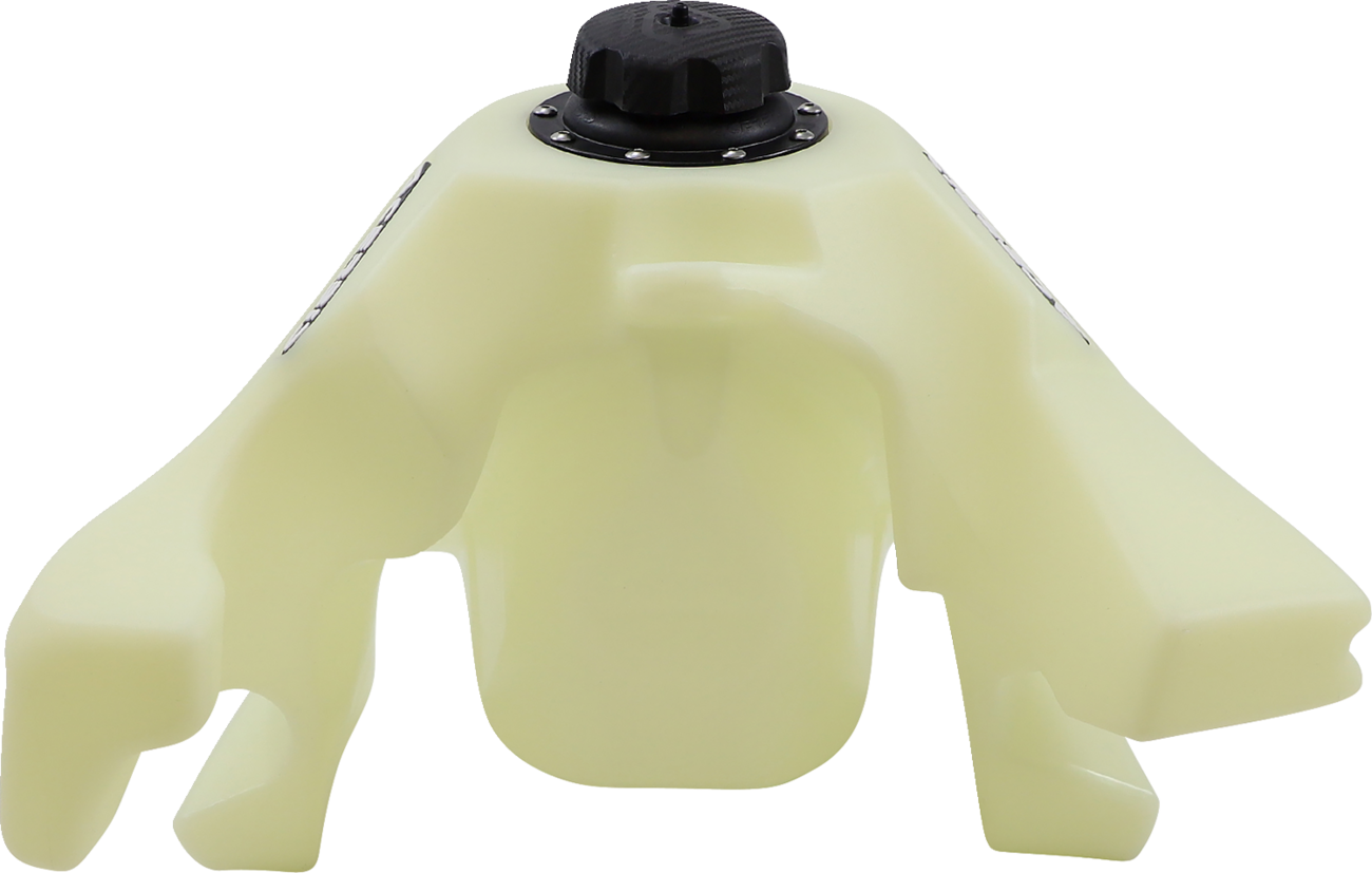 A natural-colored Acerbis gas tank for Honda CRF250/450RX dirt bikes, designed with a sleek body and durable construction.