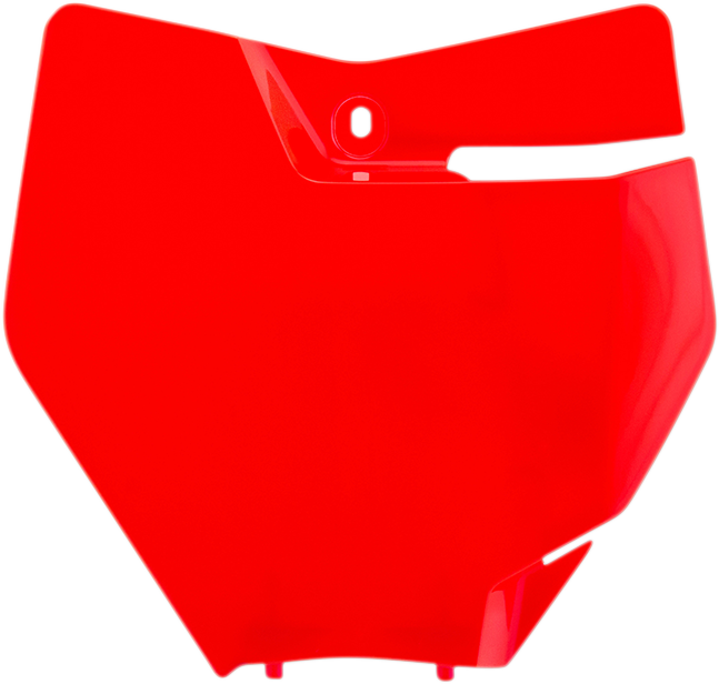 ACERBIS Front Number Plate - Fluorescent Orange 2421124617 - Howling Moto
