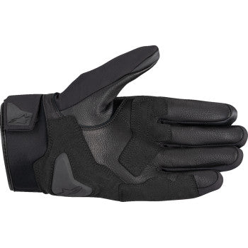 Alpinestars Sp X Z WP motorcycle gloves in black, size medium, featuring waterproof design and protective features.