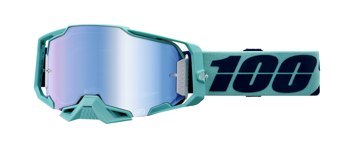 100% Armega Goggles - Esterel - Blue Mirror 50005-00017 - Howling Moto