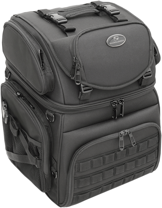 SADDLEMEN Sissy Bar Bag - BR3400 Tactical EX000298A - Howling Moto