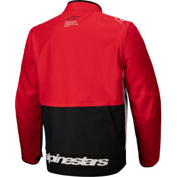 Alpinestars Pro-Dura motorcycle jacket in black, red, and white, size XL, featuring protective design and durable textile material
