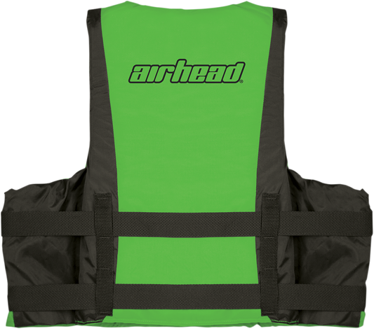 Bill's Exhausts AIRHEAD SPORTS GROUP Kiwi water vest in 2XL/3XL, featuring adjustable straps and foam padding for water sports safety.