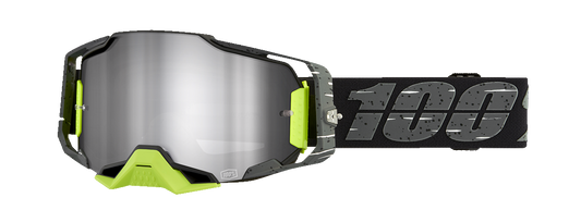 100% Armega Goggles - Antibia - Silver Flash Mirror 50005-00022 - Howling Moto