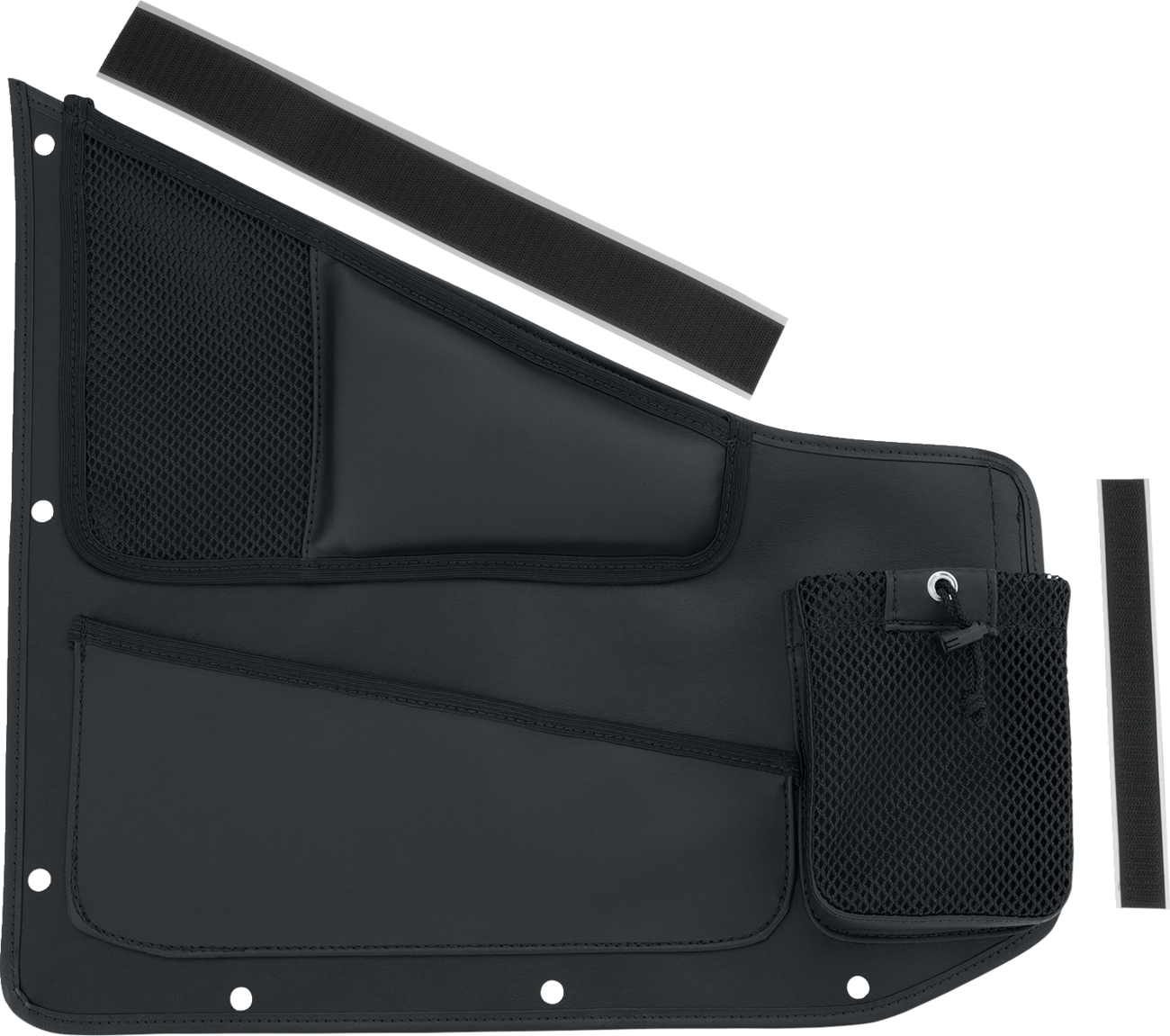 Black SHOW CHROME Kaliber Organizer Driver engine part from Bill's Exhausts, featuring detailed metal construction and branding.