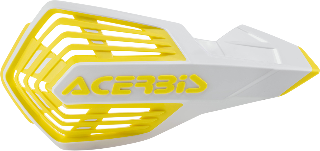 ACERBIS Handguards - X-Future - White/Yellow 2801961070 - Howling Moto