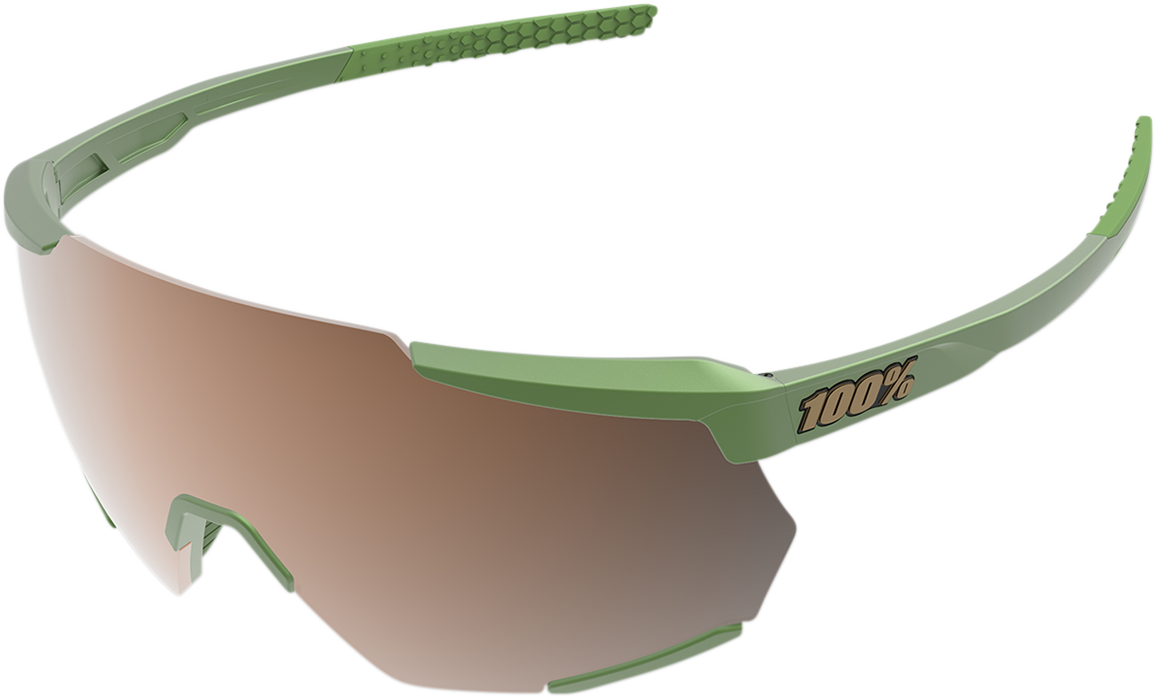 Bill's Exhausts Racetrap Viperidae sunglasses with bronze mirror lenses, showcasing sleek frame and reflective lens design