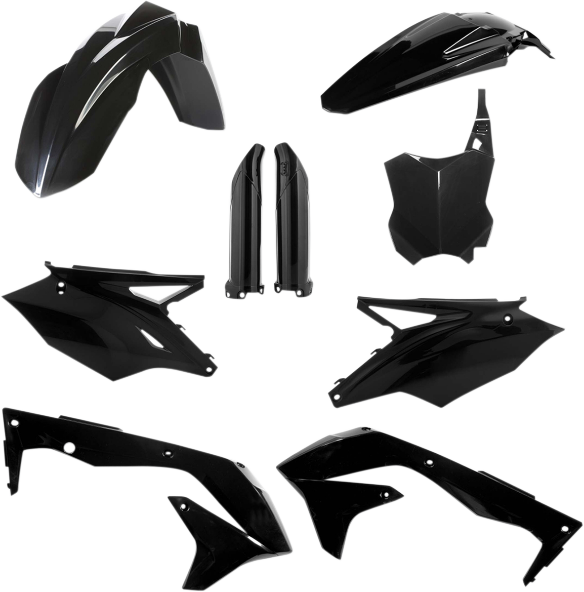 ACERBIS Full Replacement Body Kit - Black 2685840001 - Howling Moto