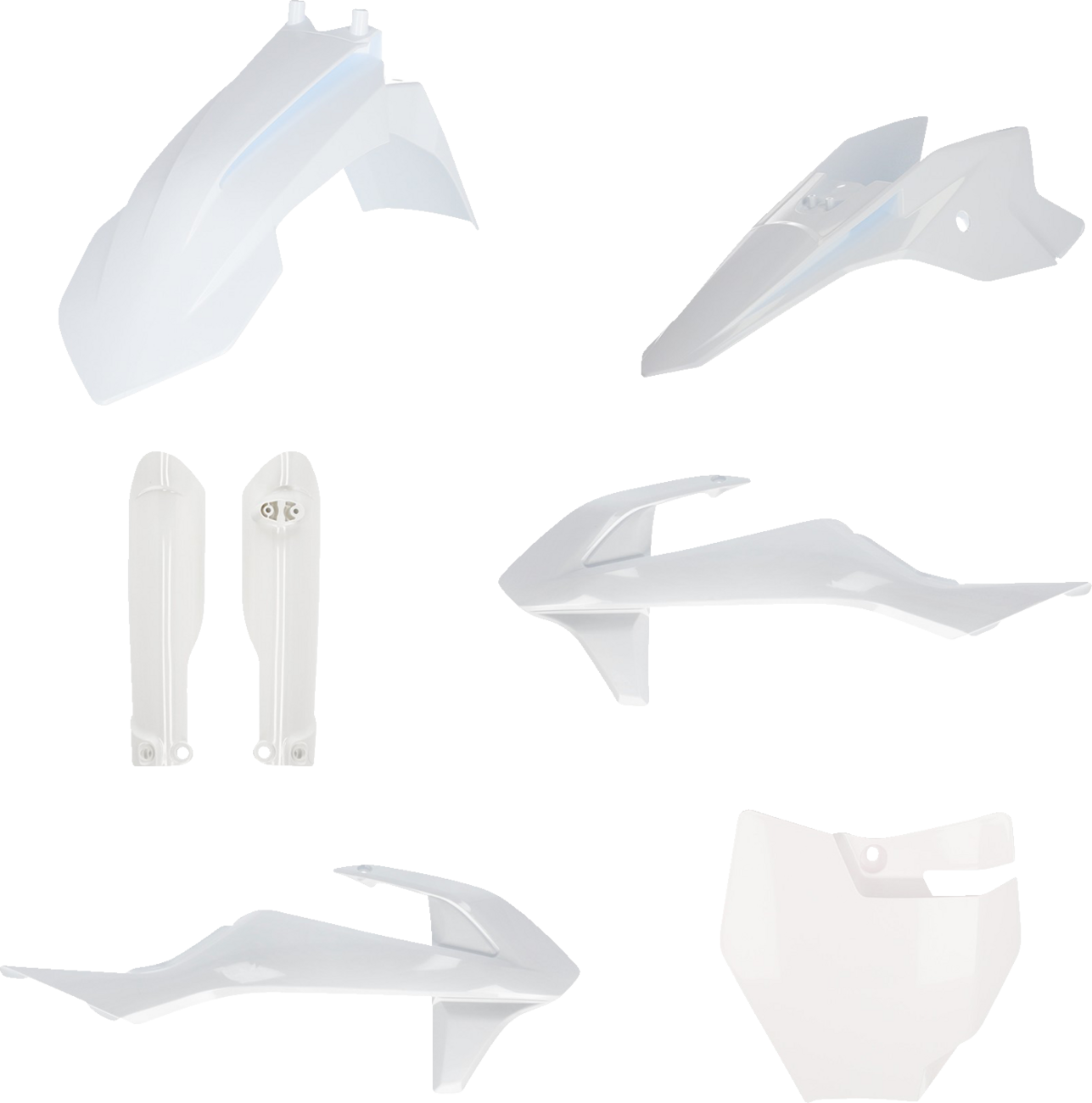 ACERBIS Full Replacement Body Kit - White 2980580002 - Howling Moto