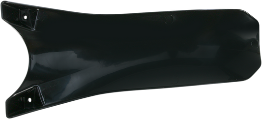Black Acerbis mud flap for motorcycle body, designed to protect and enhance the vehicle's appearance.