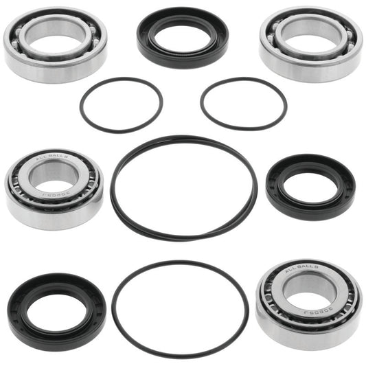 QuadBoss Kawasaki Mule 2510 & 3010 front differential bearing and seal kit, including bearings and seals for repair and maintenance.