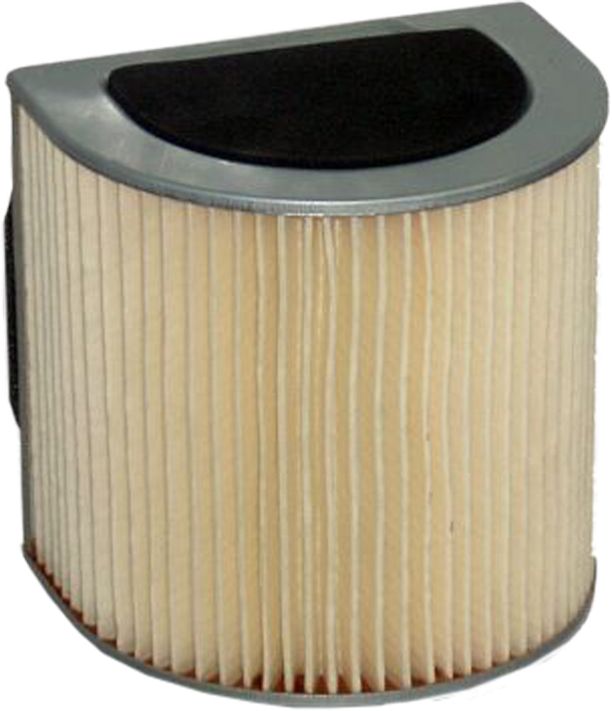 HIFLOFILTRO HFA4504 air filter for high-performance engines, showcasing the clean, pleated filter material and durable frame.