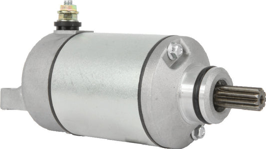 QuadBoss Arctic Cat DVX 400 motor starter for Kawasaki and Suzuki models, showing the durable electrical component on a white background.