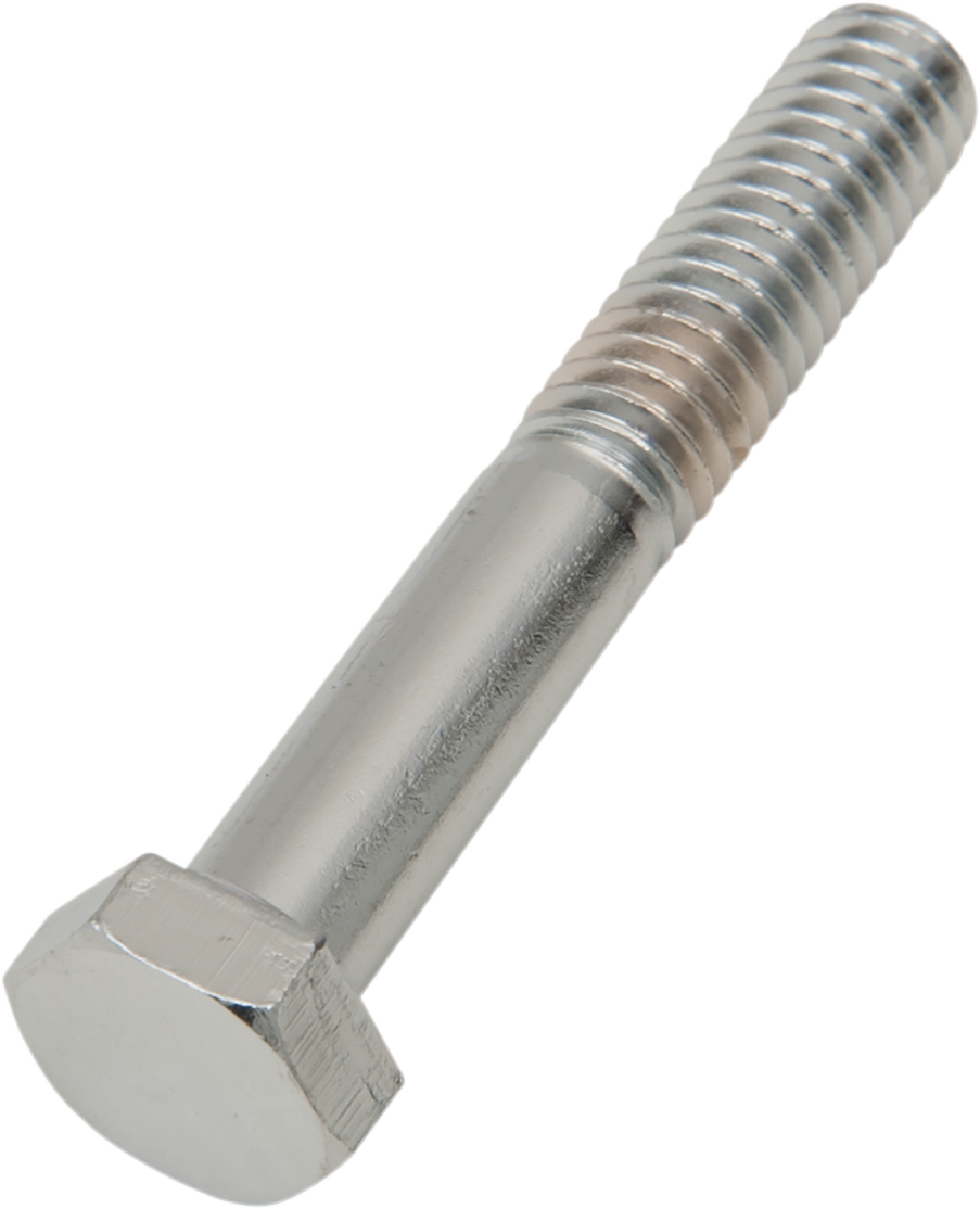 Chrome hex-head bolts from DRAG SPECIALTIES, 5/16 inch-18 x 1-3/4 inch, with a shiny finish and hexagonal head.