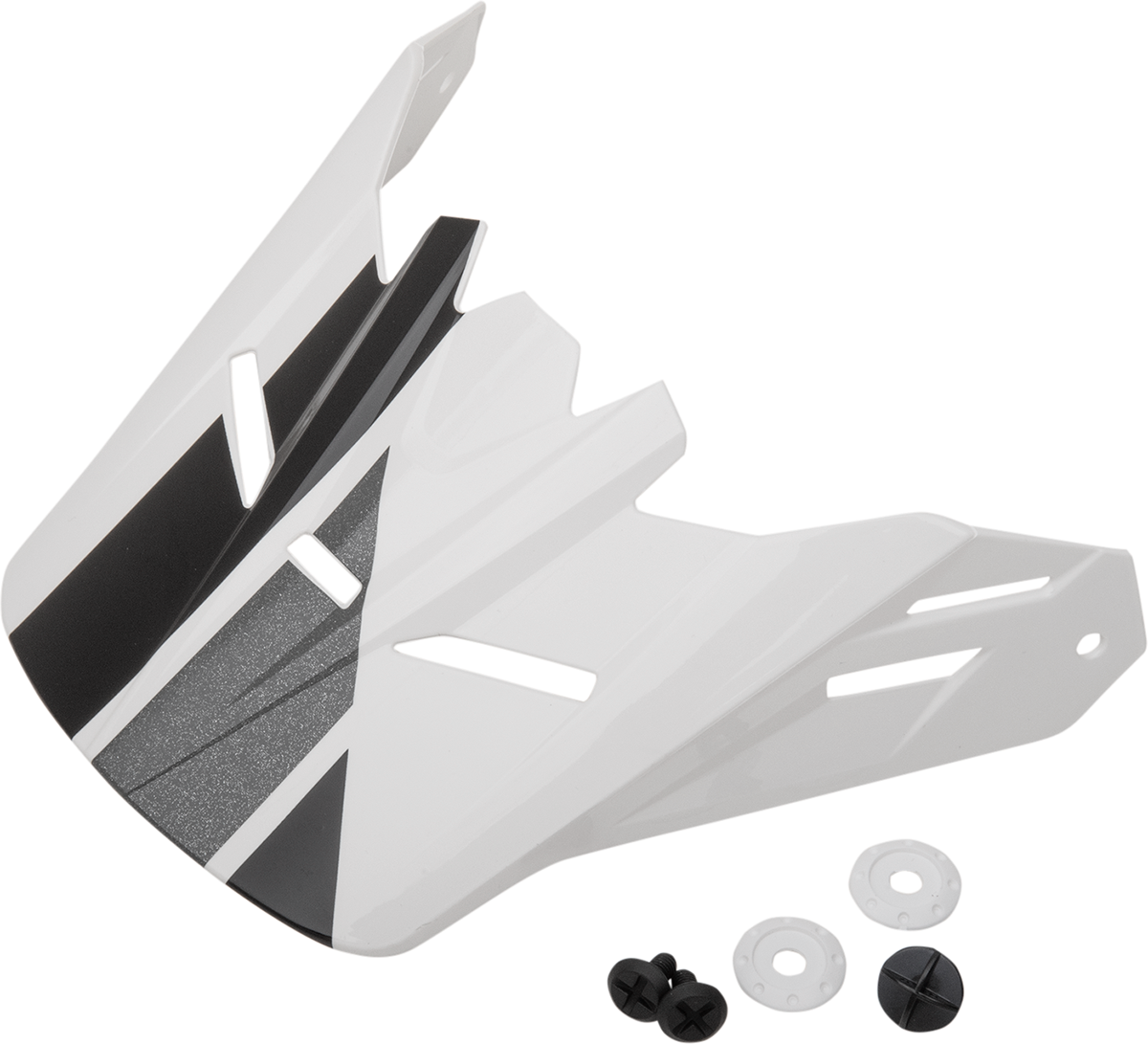 Z1R Youth Rise visor kit for Evac helmets in gloss white, black, and gray, featuring multiple visor options and part number 0132-1402.