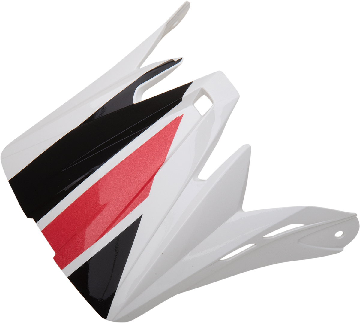 Z1R Child Rise Visor Kit Evac in gloss white, black, and red, featuring a sleek design and clear visor for Z1R helmets.