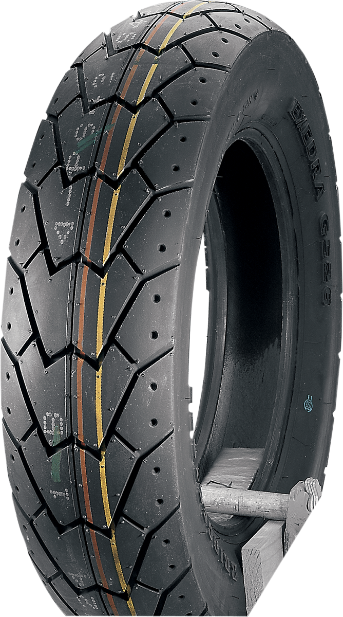 Bridgestone Exedra G526 rear motorcycle tire 150/90-15 74V with tread pattern for touring and cruiser bikes.