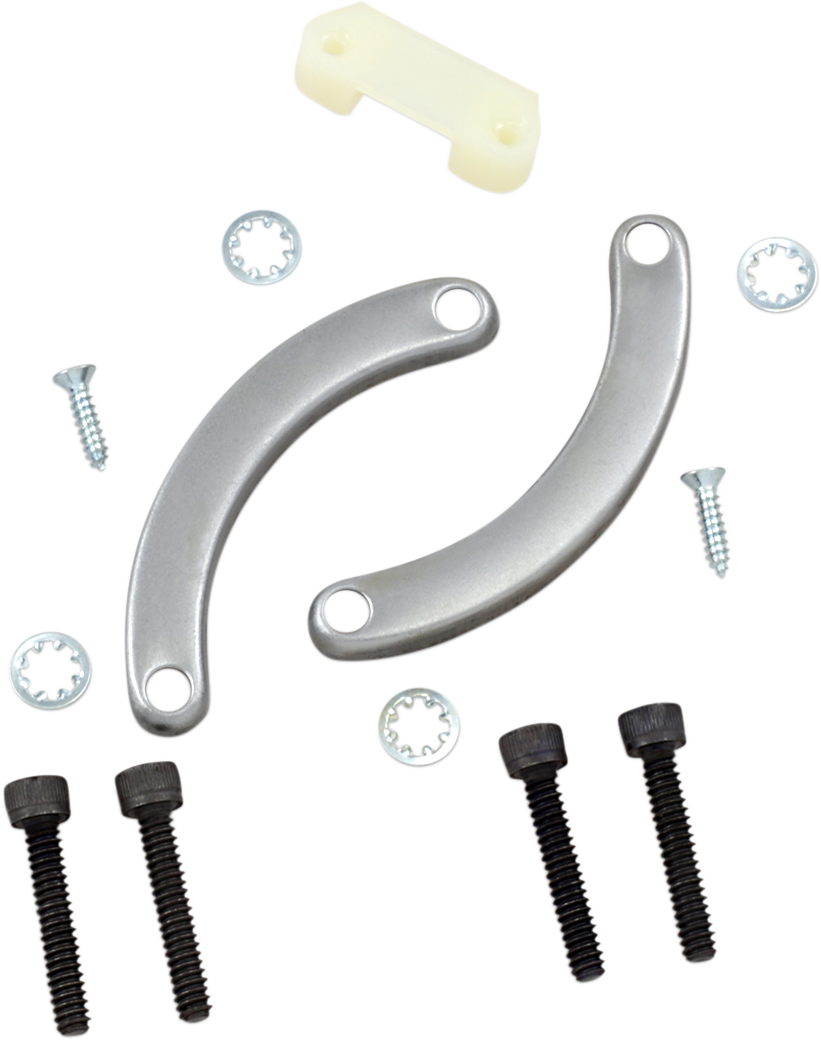 DRAG SPECIALTIES Harley Davidson stator lock and mounting kit, includes tools and components for engine maintenance.