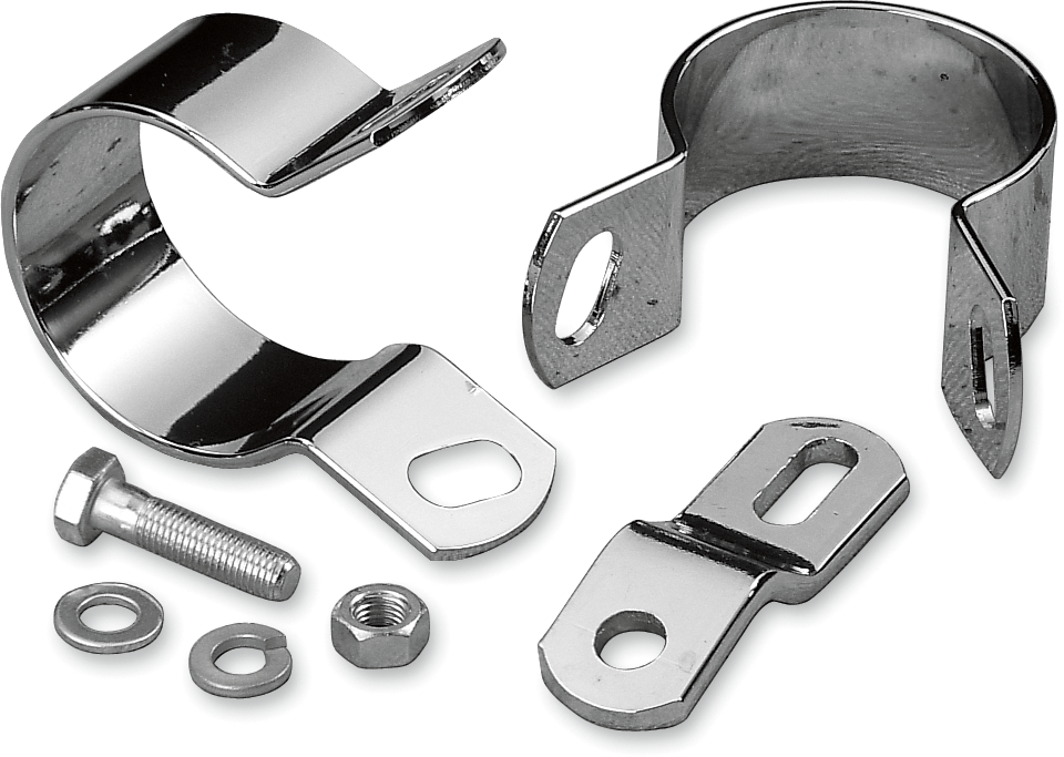DRAG SPECIALTIES Midway Exhaust Mount Kit 14-0546-BC251 for motorcycle exhaust support and improved appearance