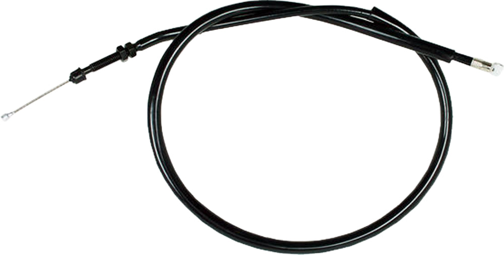 Motion Pro black vinyl clutch cable 02-0547 with metal fittings, designed for motorcycle clutch systems.