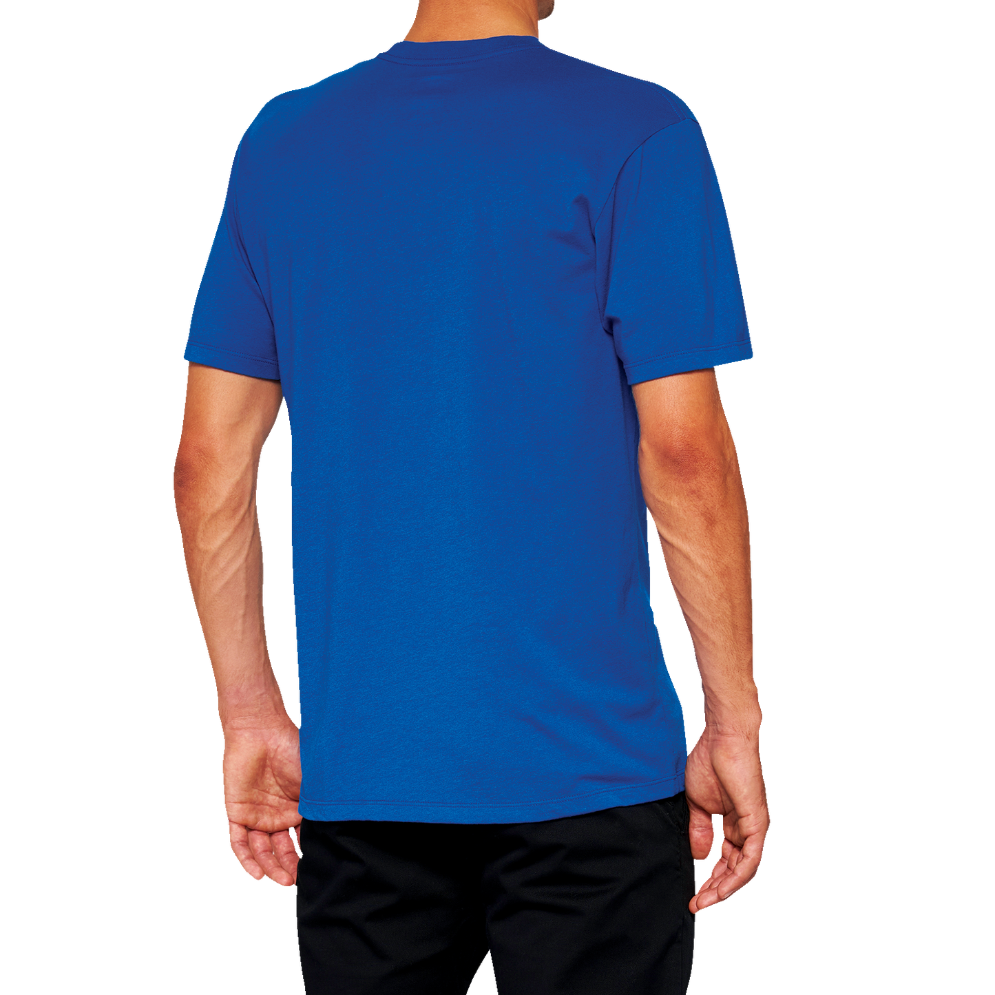 Royal blue Bill's Exhausts official T-shirt in large size, featuring a comfortable fit and casual style.
