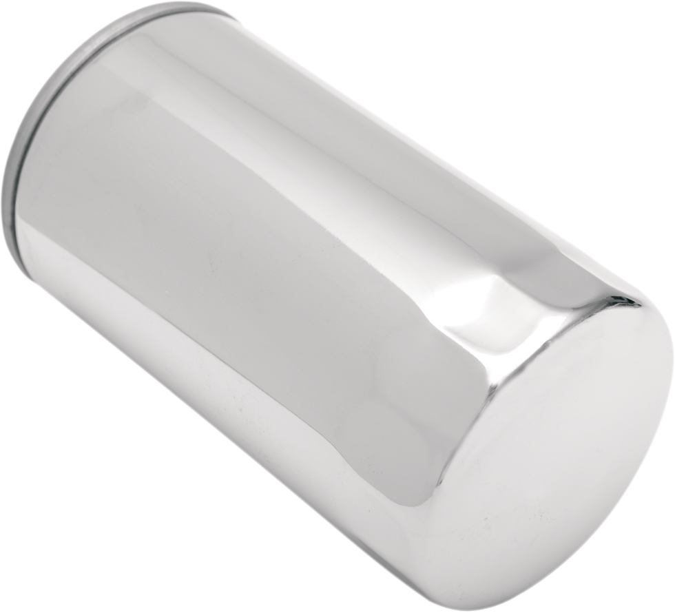 Chrome magnetic oil filter ring by Drag Specialties, 5-1/2 inch size, part number 140018HP-BX41, with magnetic and sealing features.