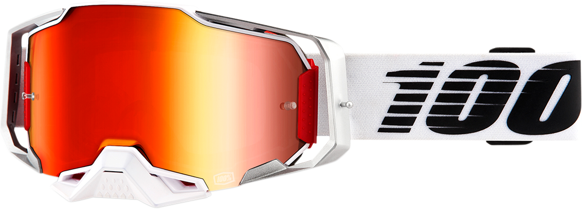 100% Armega Goggles - Lightsaber - Red Mirror 50005-00002 - Howling Moto