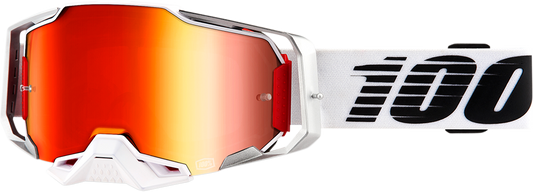 100% Armega Goggles - Lightsaber - Red Mirror 50005-00002 - Howling Moto