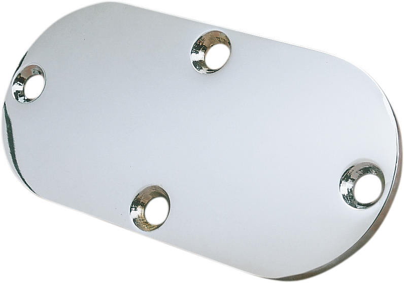 Steel inspection cover for Harley-Davidson by Drag Specialties, part number 14009, with a durable steel construction.