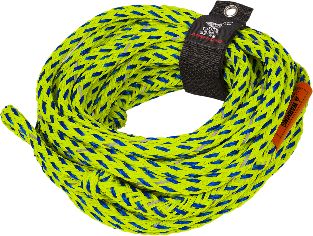 Reflective water sports rope for four riders from AIRHEAD SPORTS GROUP, designed for water recreational activities.