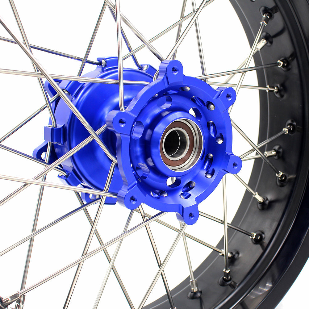 KKE 17 Inch CUSH Drive on Road Supermoto Wheels Rims For SUZUKI DRZ400SM 2005-2024 - Howling Moto