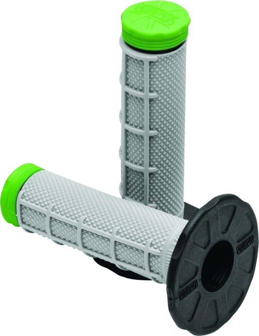 ProTaper, ProTaper Tri Density MX 1/2 Waffle Grips - Green for Motocross and Offroad Riding